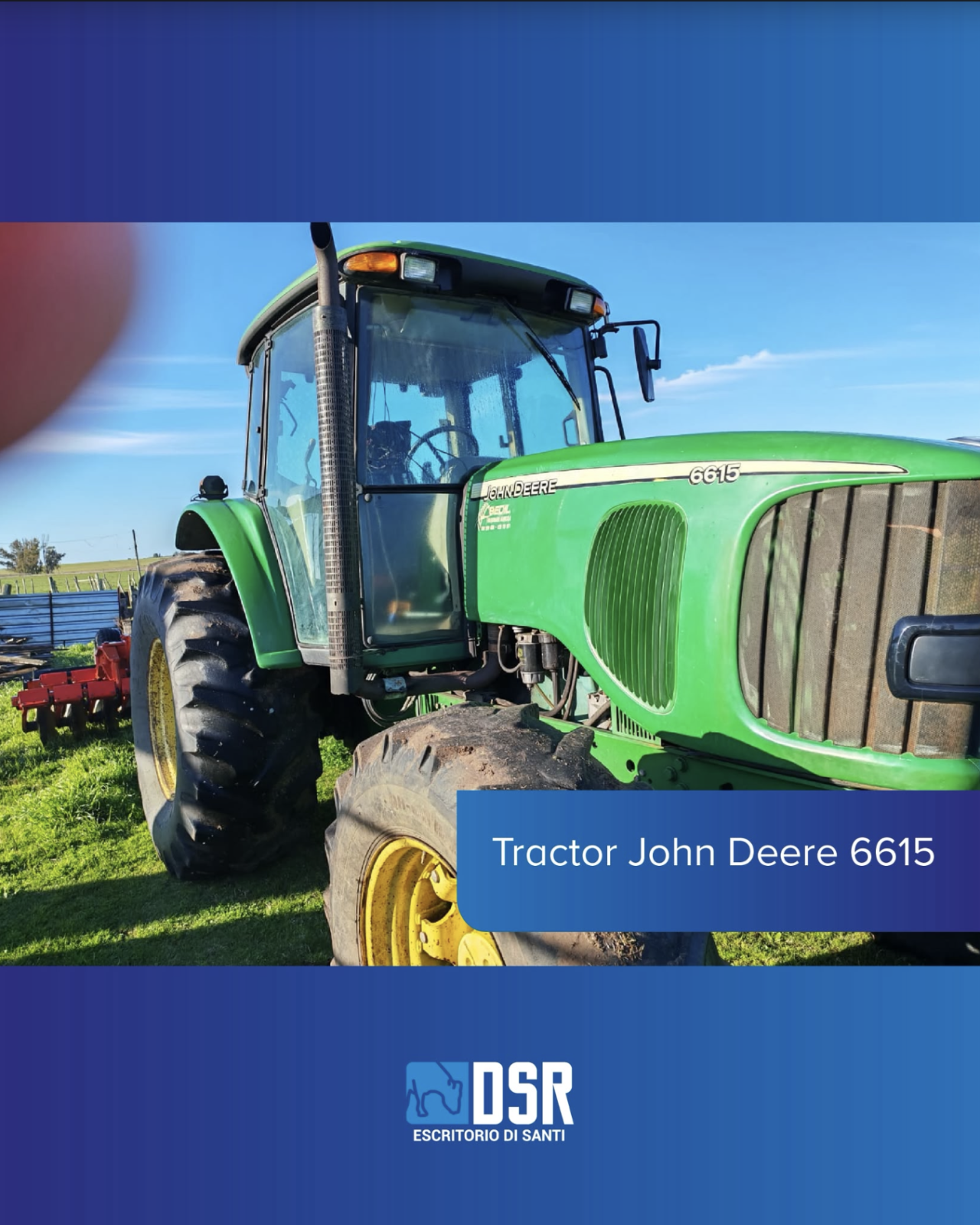 Tractor John Deere 6615